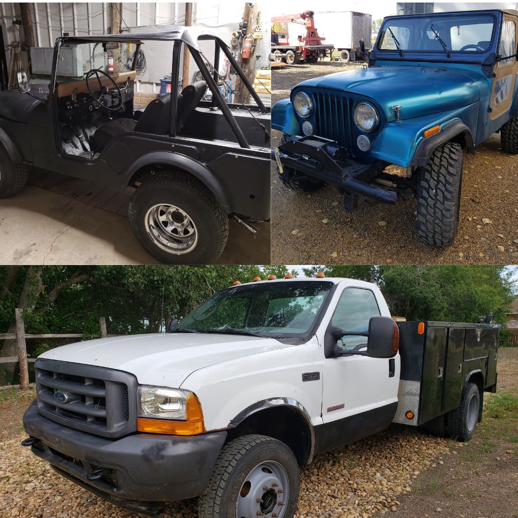 Jeep CJ5 CJ7 Service Truck Build Books